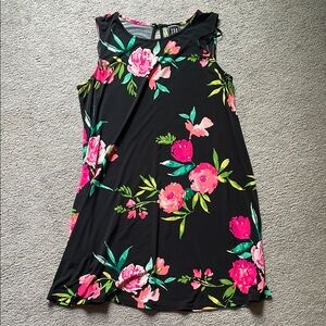 JH Black Floral Dress